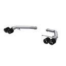 MBRP Quad Rear Exit T304 Stainless Steel Axle-Back Exhaust – 2014-2017 Audi SQ5 3.0T – MBRP S56033CF