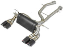 aFe MACH Force-XP 2.5 in. Stainless Steel Axle-Back Exhaust System with CF – 15–19 BMW M3/M4 (F80/82/83)