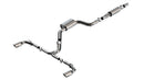 Borla Cat-Back Exhaust – 2022–2023 Volkswagen Golf GTI 2.0L 3inch - Brushed - Borla exhaust system