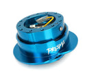 NRG Heart Shape Steering Wheel Quick Release – Blue Body / Blue Heart Ring