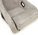 NRG FRP Bucket Seat ULTRA Edition - Large (Grey Alcantara/Pearlized Back)