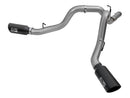 aFe LARGE BORE-HD 4 in. Stainless Steel DPF-Back Exhaust System Dual (Black Tip) – 16–17 GM Diesel Truck 6.6L V8 Turbo Diesel LML