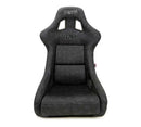 NRG FRP Bucket Seat (Large) Prisma Edition with Orange Pearlized Back - Spooky Edition (Spiders/Bats)