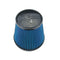 Injen NanoWeb Dry Air Filter 4.0 Flange w/ShurLok / 5.63 Base OD /6.0 Tall /4.0 Top w/Barb Fitting