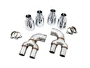 AWE Tuning OE-Config-to-Quad Tip Conversion Kit - 2019+ BMW M340i (G20) (Chrome Silver Tip)