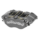 Wilwood Narrow Dynapro Brake Caliper - 1.38/1.38 in Piston Bores / 0.38 in Rotor Thickness / Type III Anodized / 4.75 in Mounting Centers / Radial Mount | 120-17193