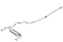 Borla Cat-Back Exhaust – 2016–2017 Ford Focus RS 2.3L Round Angle-Cut Tips Split Rear Exit - product image 3