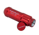 NRG 700 Series M12 X 1.25 Steel Lug Nut with Dust Cap Cover Set 21 Pc with Locks & Lock Socket