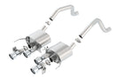 Borla Cat-Back Exhaust – 15 Chevy Corvette C7 Z06 6.2L without AFM with NPP Quad AC Tips Center Exit - product image 3