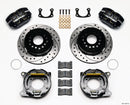 Wilwood Dynapro Dust-Boot Brake Kit - Park New Big Ford - Drilled Rotors / 2.50 in Offset / Pro Street / Parking Brake | 140-13207-D