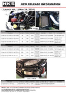 HKS S Type Oil Cooler Kit SINGLE VQ37VHR BLK - 2009-2020 Nissan 370Z (Z34)