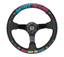 NRG Reinforced Steering Wheel - Oak Tree Outlaws 3in Deep/5mm Black Spk 350mm Wheel - Black Perf Lthr – Default Title