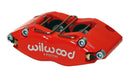 Wilwood Dynapro Radial Brake Caliper - 1.38 in Piston Bore / 0.810 in Rotor Thickness / Red | 120-7376-RD