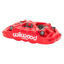 Wilwood XRS4R Brake Caliper - 1.75/1.75 in Piston Bores / 1.10 in Rotor Thickness / Red | 120-17206-RD