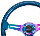 NRG 350mm Wood Grain Steering Wheel – 1.5" Deep Dish