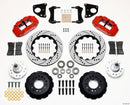 Wilwood Narrow Superlite 6R Front Brake Kit (14.00 in Drilled & Slotted Rotors - Red Powder Coat Calipers) - 1962-1972 CDP B & E Body-Drum - Hub Kit | 140-10816-DR