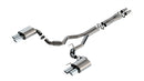Borla Cat-Back Exhaust – 2024 Ford Mustang GT 5.0L V8 | Non-Active Exhaust - Chrome Quad Tip - Borla exhaust system