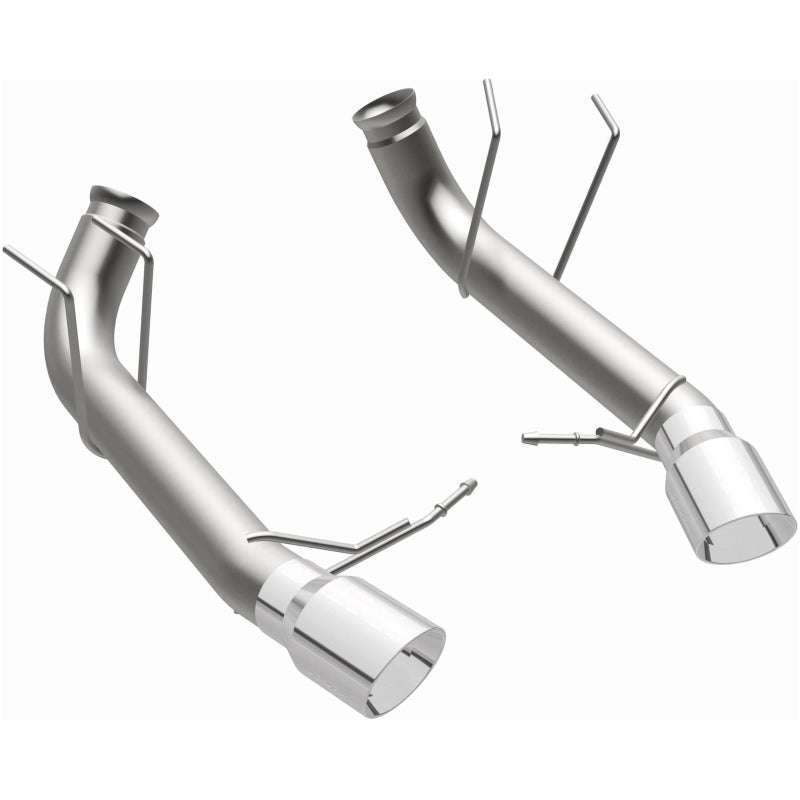 MagnaFlow 13 Ford Mustang Dual Split Rear Exit Stainless Axle-Back Cat Back Exhaust (Competition)