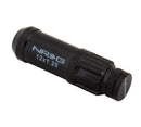 NRG 700 Series M12 X 1.25 Steel Lug Nut with Dust Cap Cover Set 21 Pc with Locks & Lock Socket