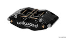 Wilwood DPR13-DS Brake Caliper - 1.00 in Piston Bore / 1.10 in Rotor Thickness / Black / Dust Seal | 120-14697-BK