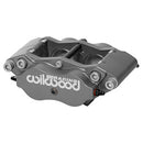 Wilwood Billet Narrow Dynalite Radial Brake Caliper - 1.62 in Piston Bore / 0.81 in Rotor Thickness / Anodized / Side Inlet | 120-15565-SI
