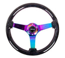 NRG 350mm Deep Dish Wood Grain Steering Wheel – 3" Dish