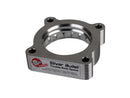 aFe Silver Bullet Throttle Body Spacer – 2007–2012 Dodge 1500 / 2007–2012 Dodge Dakota 3.7L Silver