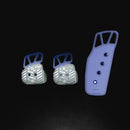OMP Anodized Aluminum Pedals – Set of 3 – Blue