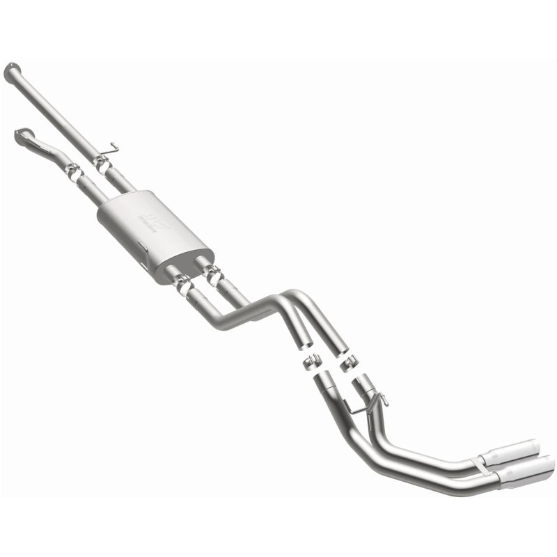 MagnaFlow 14 Toyota Tundra V8 4.6L/5.7L Stainless C/b Exhaust Dual same side pass. rear tire