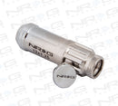 NRG 700 Series M12 X 1.25 Steel Lug Nut with Dust Cap Cover Set 21 Pc with Locks & Lock Socket
