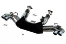 Borla Cat-Back Exhaust – 2020 Chevrolet Corvette C8 6.2L 3in Dual Round A / C Tips 4inx 4.75in - Borla exhaust system