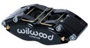 Wilwood Dynapro Radial DS Brake Caliper - 1.62 in Piston Bore / 0.810 in Rotor Thickness / Black / Dust Seal | 120-14706-BK