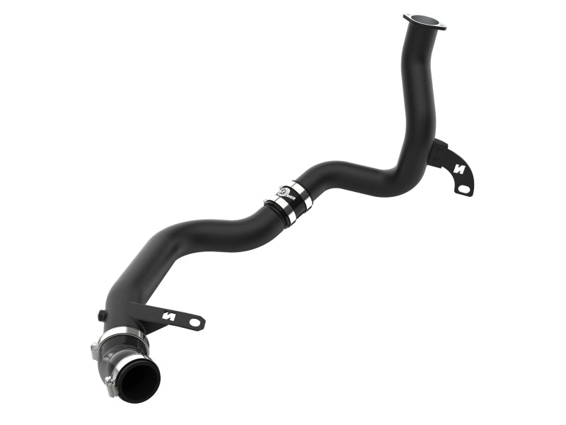 aFe BladeRunner 2-1/4in to 2-1/2in Aluminum Hot Charge Pipe (Black) - 19-22 Hyundai Veloster N