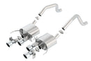 Borla Cat-Back Exhaust – 15 Chevy Corvette C7 Z06 6.2L without AFM with NPP Quad Tips Center Exit - product image 4