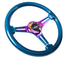 NRG 350mm Wood Grain Steering Wheel – 1.5" Deep Dish