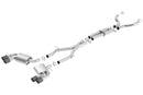 Borla Cat-Back Exhaust – 2016–2017 Chevy Camaro 6.2L Dual Dual Split Exit - product image 3