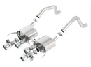 Borla Cat-Back Exhaust – 15 Chevy Corvette C7 Z06 6.2L without AFM with NPP Quad AC Tips Center Exit - product image 4