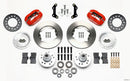 Wilwood Forged Dynalite Front Brake Kit (11.00 in Undrilled Rotors - Red Calipers) - 1970-1972 CDP B & E Body-Disc | 140-11021-R