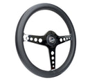 NRG Light Weight Gaming Steering Wheel - Driftz 350mm 3 Chrome Spokes Perforated Leather