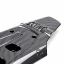 SEIBON Carbon Fiber Engine Cover - 2017-2021 Honda Civic Type R (FK8) - alternate view 3
