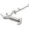 MagnaFlow 12-14 Jeep Wrangler 4dr Single Straight Rear P/S Exit Stainless C/B Performance Exhaust