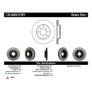 StopTech Cryo Drilled Brake Rotors – 1990-2005 Honda Civic product image 4