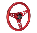 NRG 330mm Arrow Cutout Aluminum Steering Wheel