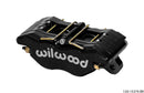 Wilwood Dynapro Narrow Brake Caliper - 1.75 in Piston Bore / 0.38 in Rotor Thickness / Black Powder Coat / 5.25 in Mounting Centers / Lug Mount | 120-15374-BK