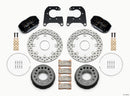 Wilwood Dynapro Rear Brake Kit - Lug Mount Single Dynamic Sa Big Ford New Style - Drilled Rotors / 2.50 in Offset | 140-12546-D