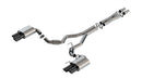 Borla Cat-Back Exhaust – 2024 Ford Mustang GT 5.0L V8 | Non-Active Exhaust - Black Chrome Quad Tip - Borla exhaust system