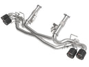 aFe MACH FORCE-Xp Cat-Back Exhaust (Carbon Fiber Tip) – 2020 Chevrolet Corvette C8