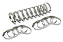 HPS Performance Embossed Clamp (20pcs Pack) – Pack 20, 304 Stainless Steel - EMSC-10-16x20