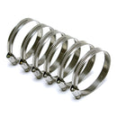 HPS Performance Embossed Clamp (6pcs Pack) – Pack 6, 304 Stainless Steel - EMSC-40-60x6