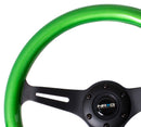 NRG 350mm Wood Grain Steering Wheel – 1.5" Deep Dish